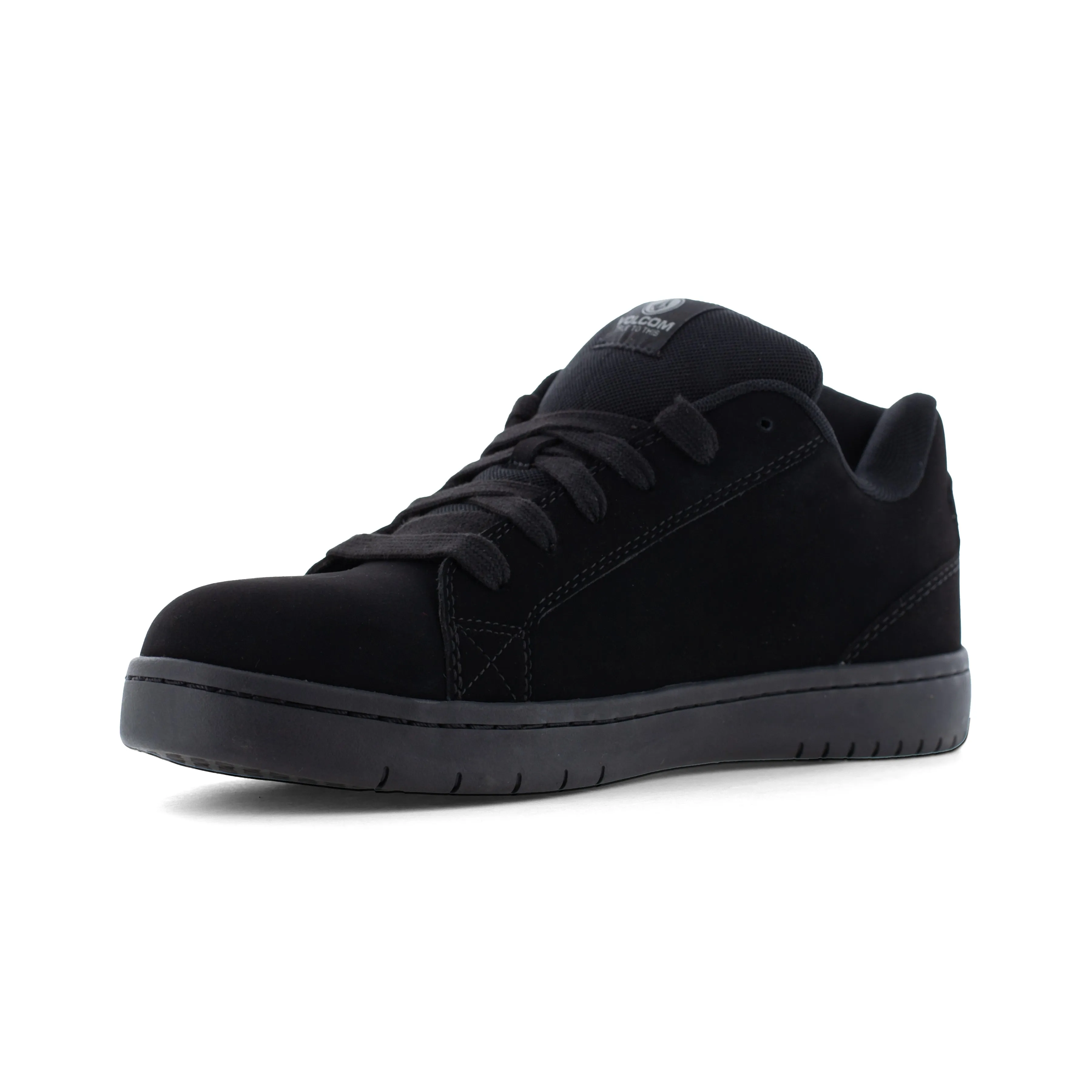 Volcom Men's Stone Op Art Composite Toe Skate Inspired Work Shoe - Black - VM30596