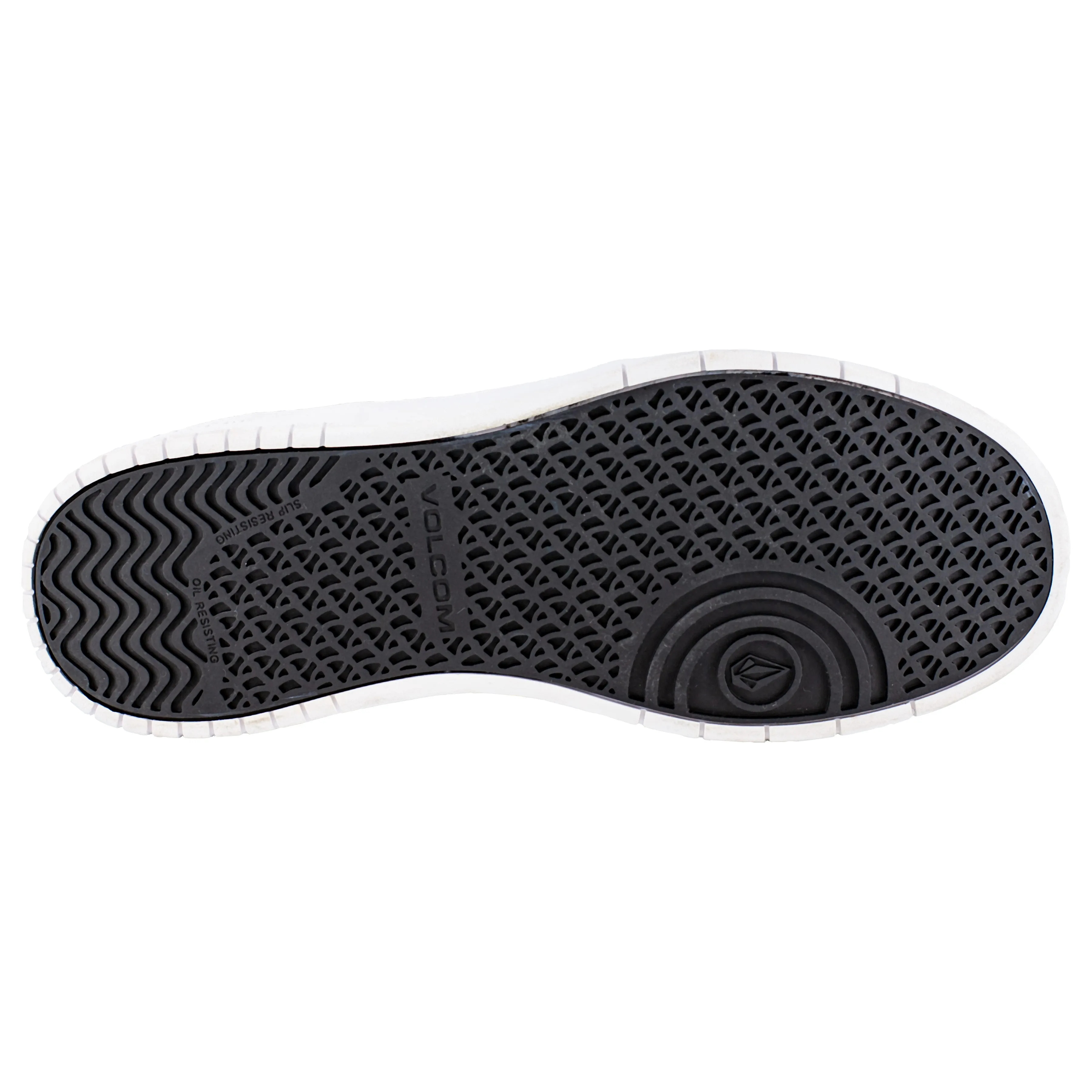 Volcom Men's Vitals Composite Toe Skate Inspired Work Shoe - Black - VM30610
