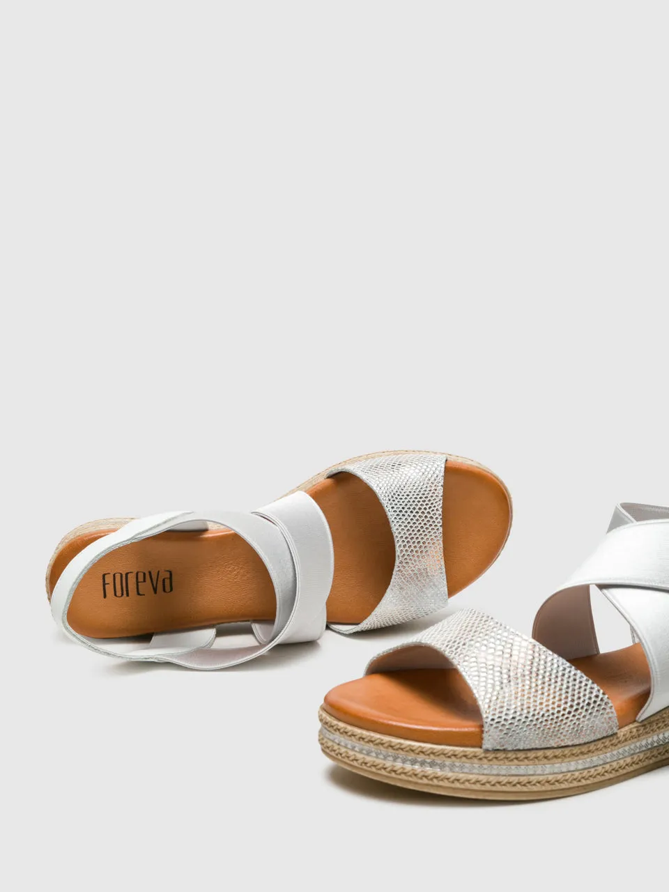 White Platform Sandals