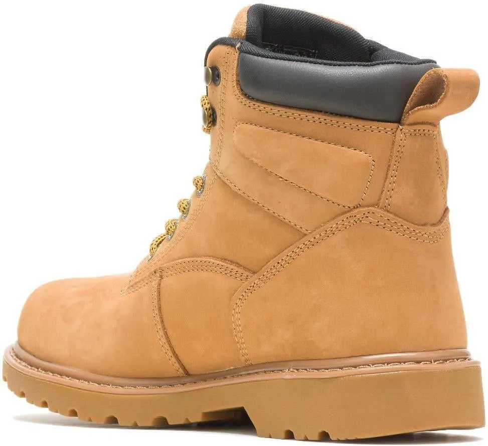 Wolverine Men's 6" Floorhand Waterproof Steel Toe Work Boot - Wheat- W10632