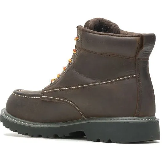 Wolverine Men's Floorhand 6" Soft Toe Waterproof Work Boot -Coffee- W230025