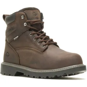 Wolverine Men's Floorhand 6" Steel Toe Waterproof Work Boot -Brown- W231024