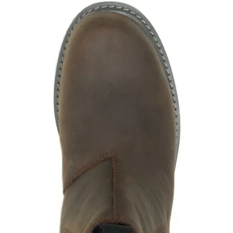 Wolverine Men's Floorhand Waterproof Soft Toe Romeo Work Boot Brown W220030