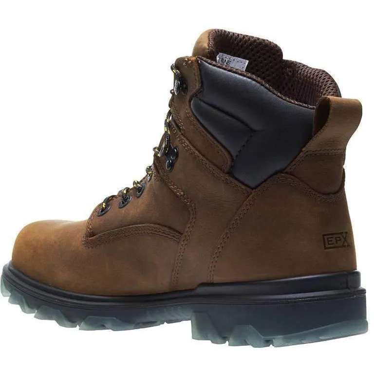 Wolverine Men's I-90 EPX Carbonmax Safety Toe Waterproof Work Boot Brown W10788