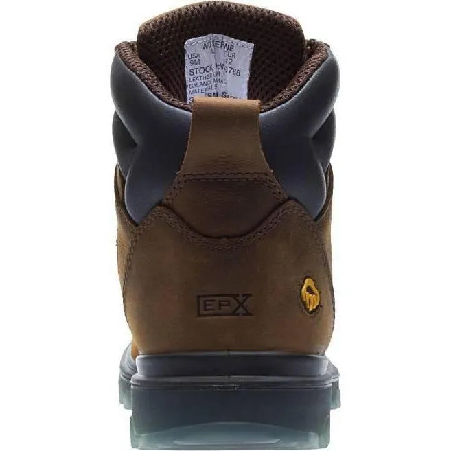 Wolverine Men's I-90 EPX Carbonmax Safety Toe Waterproof Work Boot Brown W10788