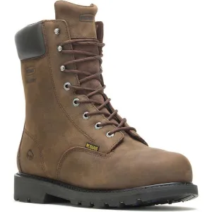 Wolverine Men's McKay 8" Steel Toe Waterproof MG Work Boot -Brown- W05680