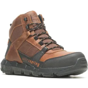 Wolverine Men's Rev Vent Durashocks Composite Toe CarbonMax Work Boot - Tobacco - W221034