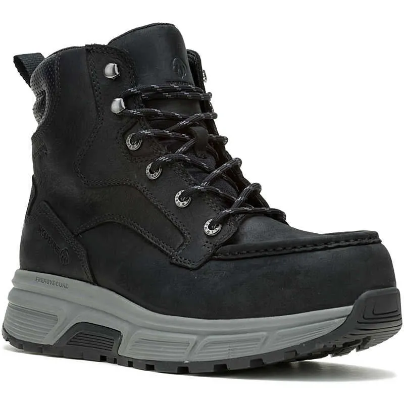 Wolverine Men's Ride 6" Composite Toe Waterproof Wedge Work Boot -Black- W241152