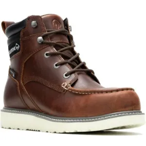 Wolverine Men's Trade Wedge Steel Toe Waterproof Work Boot - Rust - W231117