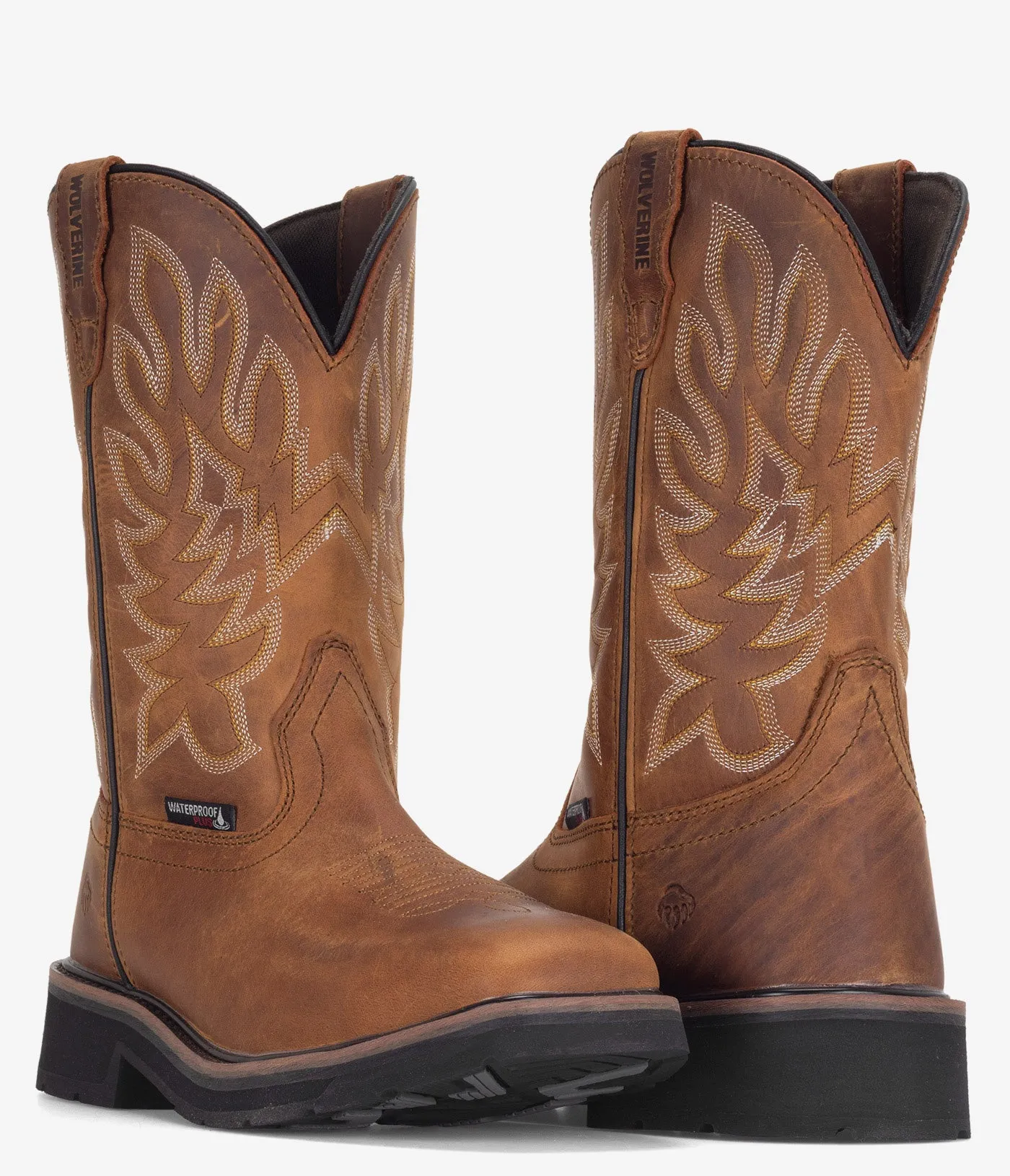 Wolverine Rancher Steel Safety Toe Waterproof Wellington Boot - Men