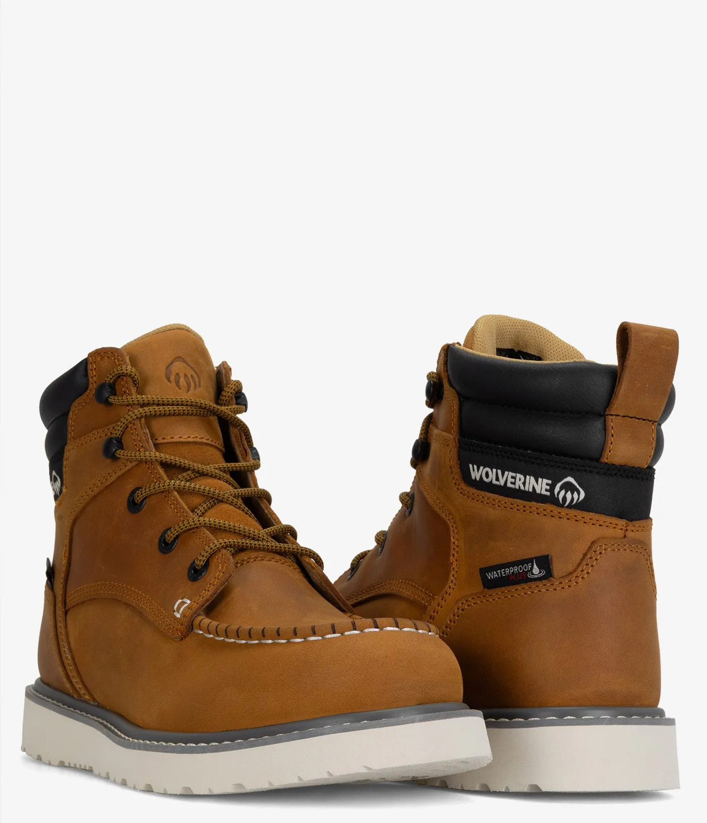 Wolverine Trade Wedge 6" Moc-Toe Work Boot - Men