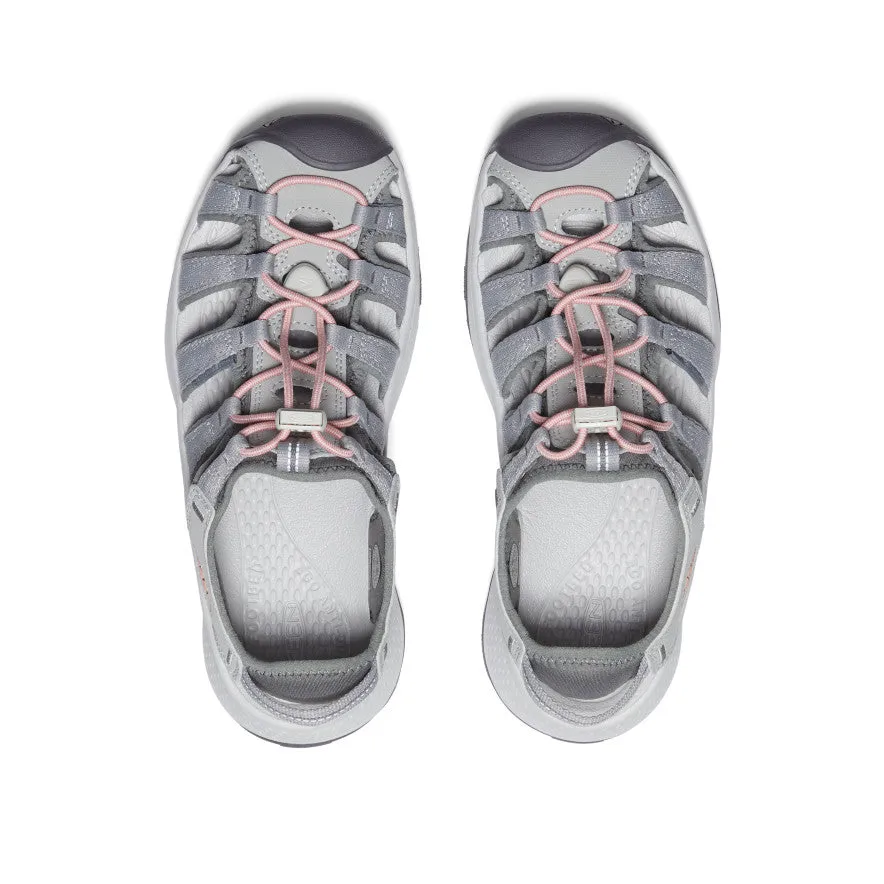 Women's Astoria West Sandal  |  Grey/Coral KEEN