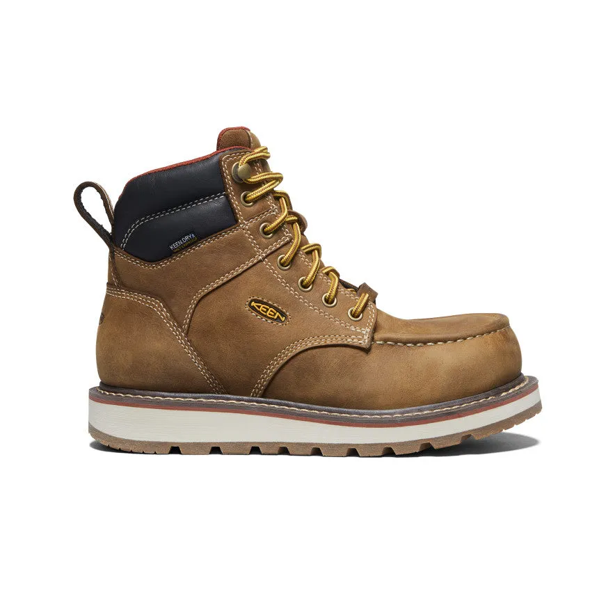Women's Cincinnati 6" Waterproof Boot (Carbon Toe)  |  Belgian/Sandshell KEEN