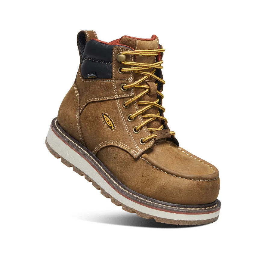 Women's Cincinnati 6" Waterproof Boot (Carbon Toe)  |  Belgian/Sandshell KEEN