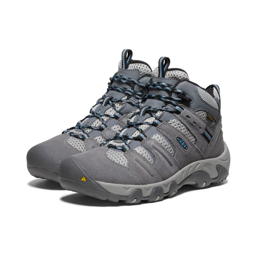 Women's Headout Waterproof Hiking Boot  |  Steel Grey/Blue Heaven KEEN