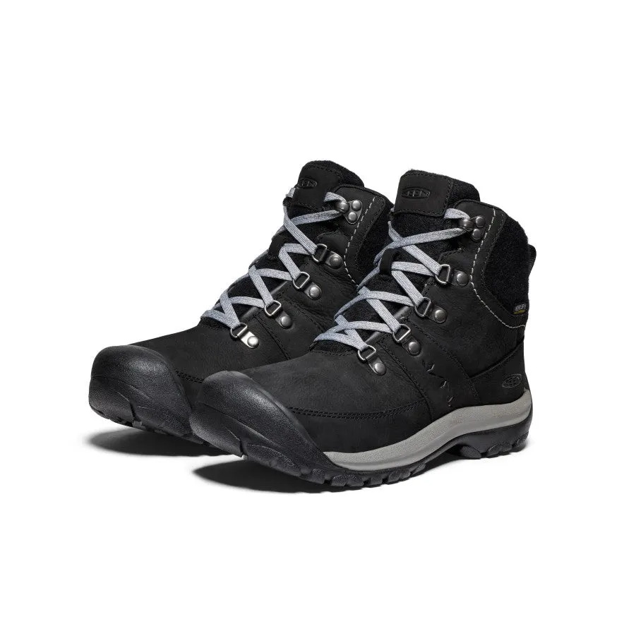 Women's Kaci III Winter Waterproof Boot  |  Black/Steel Grey KEEN
