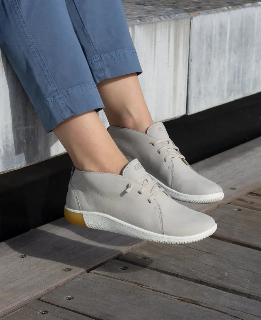 Women's KNX Chukka  |  Silver Lining/Star White KEEN