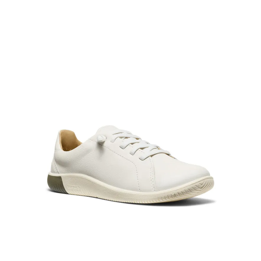 Women's KNX Leather Sneaker  |  Star White/Star White KEEN