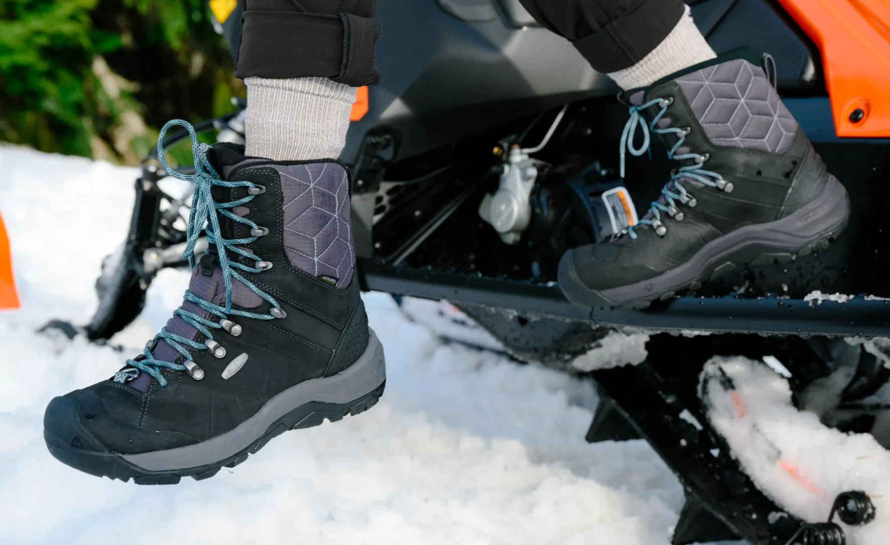 Women's Revel IV High Polar Waterproof Boot  |  Steel Grey/Orchid Petal KEEN