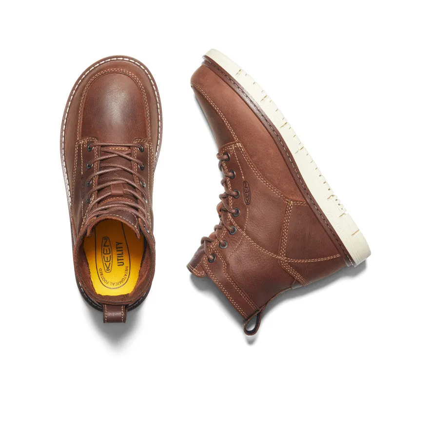 Women's San Jose 6" Boot (Soft Toe)  |  Gingerbread/Off White KEEN