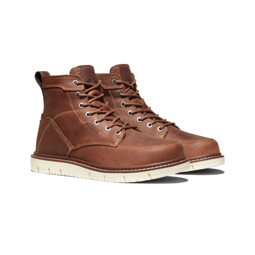 Women's San Jose 6" Boot (Soft Toe)  |  Gingerbread/Off White KEEN
