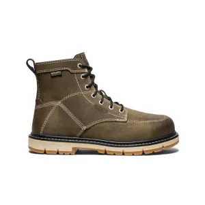 Women's San Jose 6" Waterproof 90 Heel Boot (Aluminum Toe)  |  Steel Grey/Gum KEEN