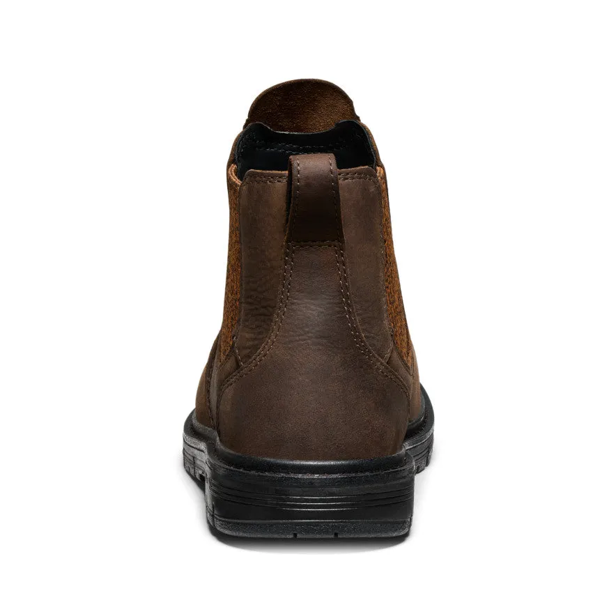 Women's San Jose Chelsea 90 Heel Boot (Aluminum Toe)  |  Cascade Brown/Black KEEN
