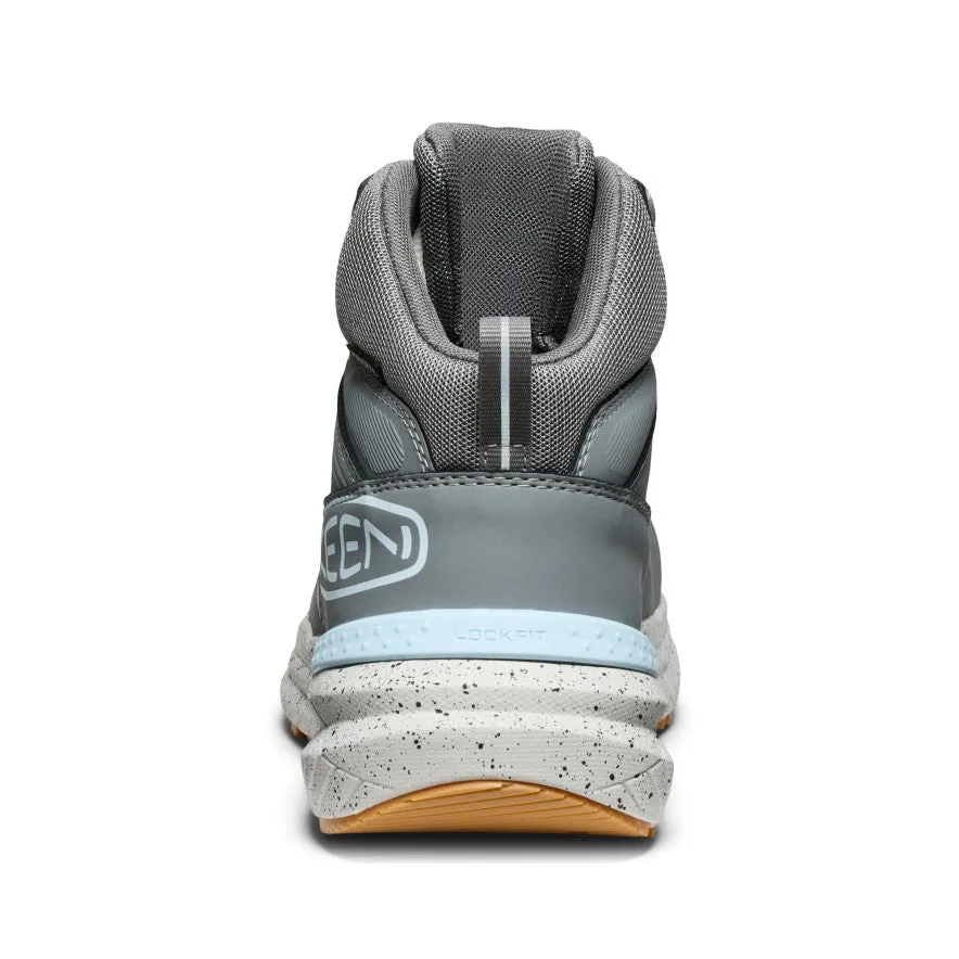 Women's Synchro Waterproof Work Boot (Carbon Toe)  |  Steel Grey/Gum KEEN