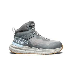 Women's Synchro Waterproof Work Boot (Carbon Toe)  |  Steel Grey/Gum KEEN