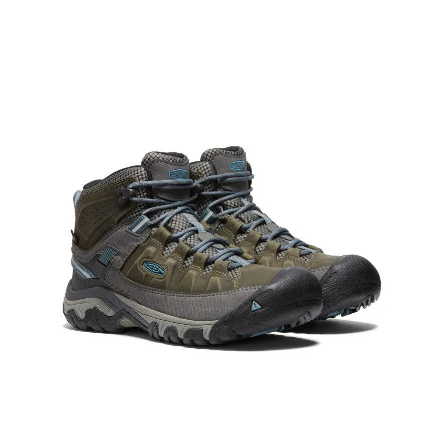Women's Targhee III Waterproof Mid  |  Magnet/Atlantic Blue KEEN
