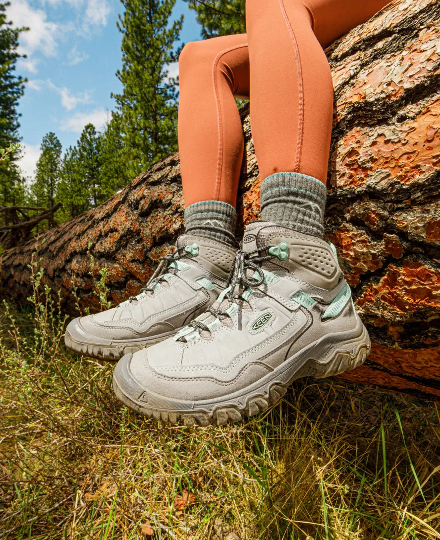 Women's Targhee IV Waterproof Hiking Boot  |  Alloy/Granite Green KEEN