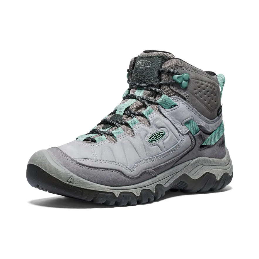 Women's Targhee IV Waterproof Hiking Boot  |  Alloy/Granite Green KEEN