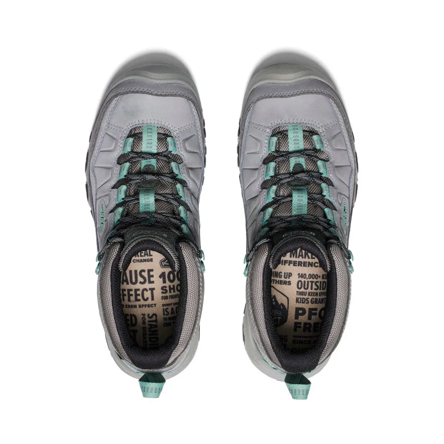 Women's Targhee IV Waterproof Hiking Boot  |  Alloy/Granite Green KEEN