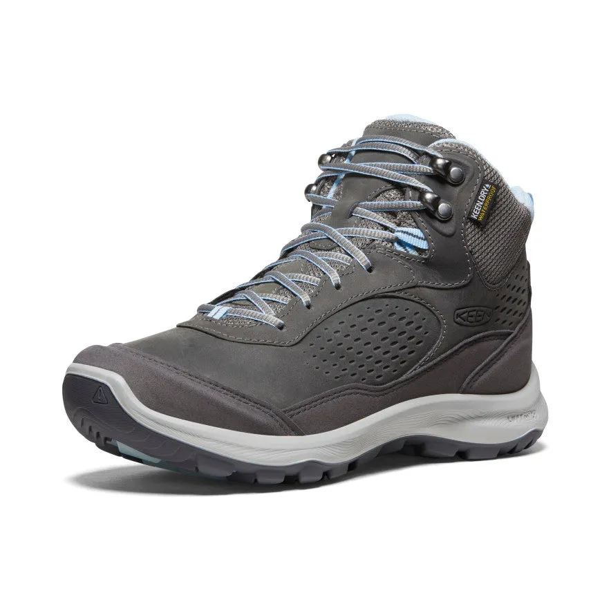 Women's Terradora Explorer Waterproof Boot  |  Steel Grey/Clear Sky KEEN