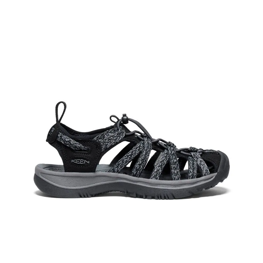 Women's Whisper  |  Black/Steel Grey KEEN