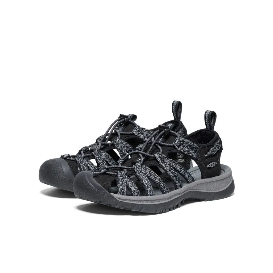 Women's Whisper  |  Black/Steel Grey KEEN