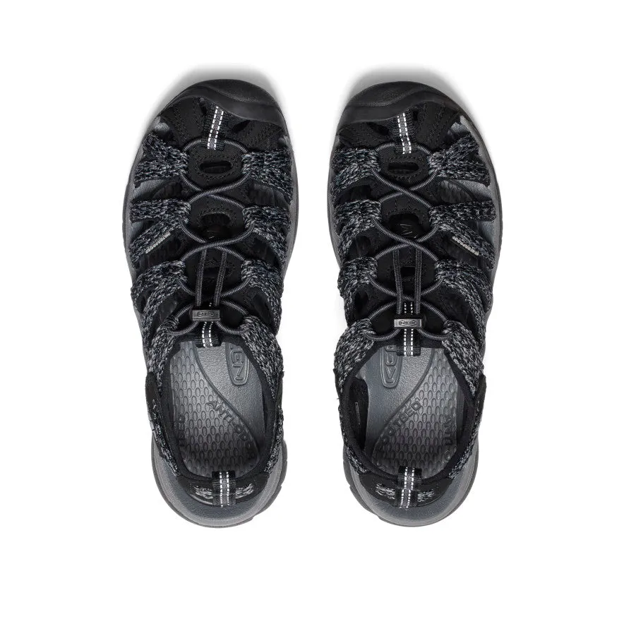 Women's Whisper  |  Black/Steel Grey KEEN