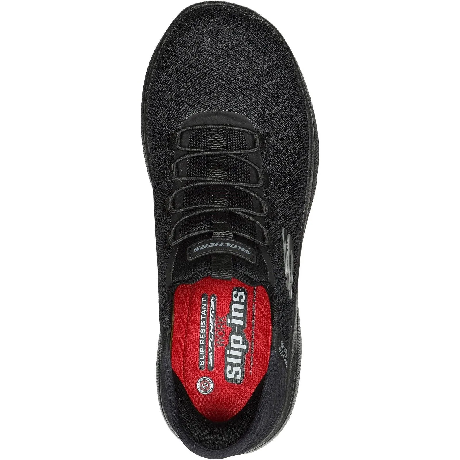 Women's Wide Fit Skechers 108144EC Summits SR Enslee Work Trainers