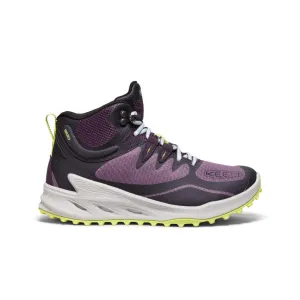 Women's Zionic Waterproof Hiking Boot  |  Black Plum/Daiquiri Green KEEN