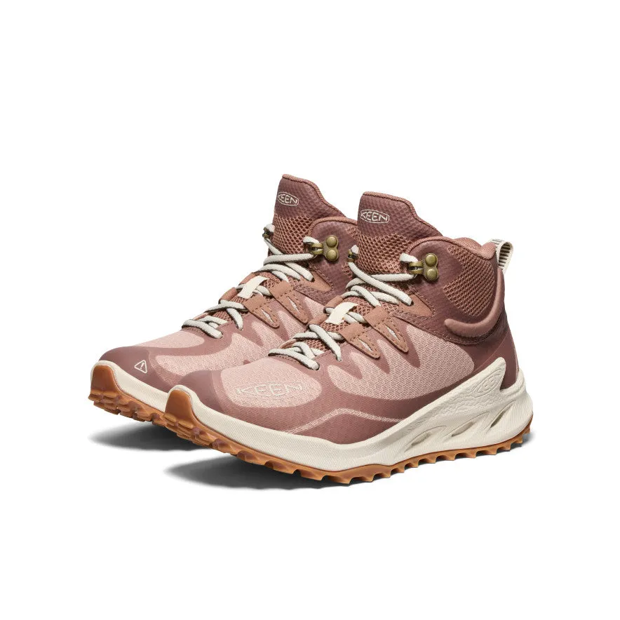 Women's Zionic Waterproof Hiking Boot  |  Warm Taupe/Birch KEEN